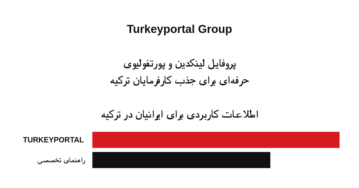 پروفایل لینکدین و پورتفولیوی حرفه‌ای برای جذب کارفرمایان ترکیه